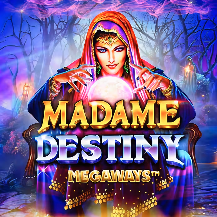 Madame Destiny - fortune teller themed slot with mystery symbols and megaways mechanic